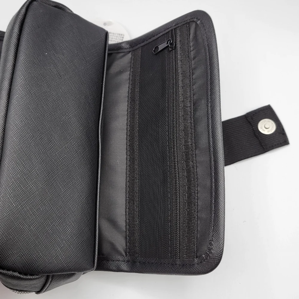 New Crux Directly Brisker Black Pencil Cosmetic Case Pouch